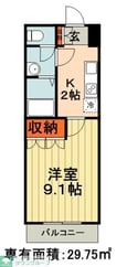 Granchesta２番館の間取図