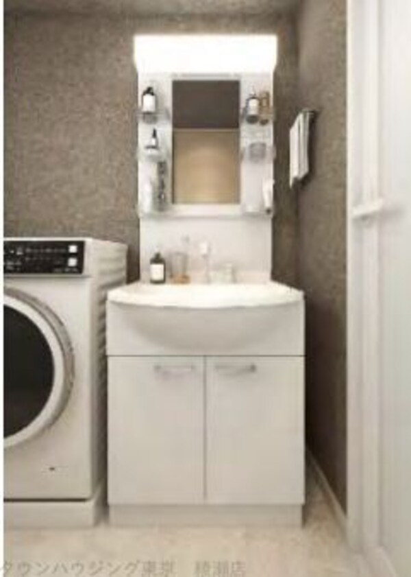 洗面(イメージパース)