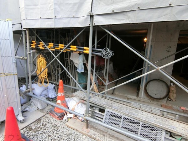 エントランス(建築中)