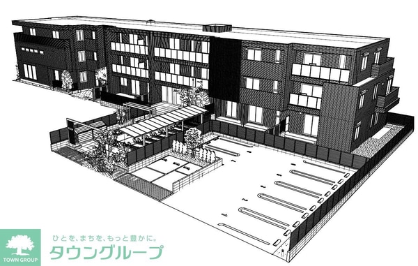 外観パース図(間取図)