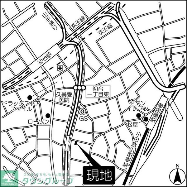 地図(お部屋探しは株式会社　タウンハウジング　までお気軽にお問合…)