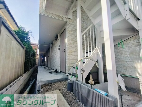 エントランス(建築中外観でございます)