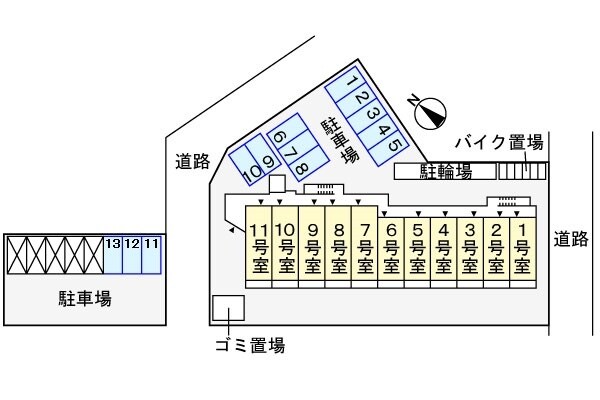 駐車場(同管理会社のイメージです☆)