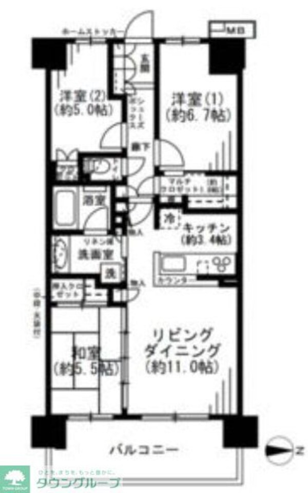 外観(間取図)