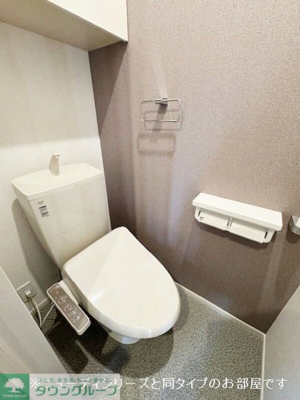 トイレ(新築施工中につき同施工会社の同タイプのお部屋のイメージです。)