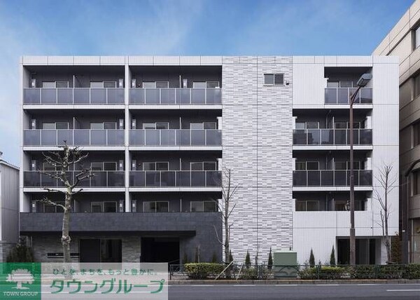 外観(スケール感あふれる全85戸、凛として美しい外観デザイン)