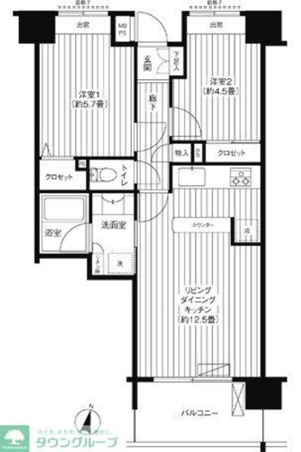 間取図(平面図)(間取図)