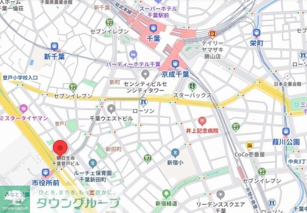 地図(お問合せはタウンハウジングまで！※現地待合わせ相談可能)