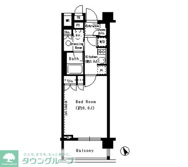 間取図(平面図)(【初期費用分割・クレカ対応】一都三県のお部屋探しは2025…)