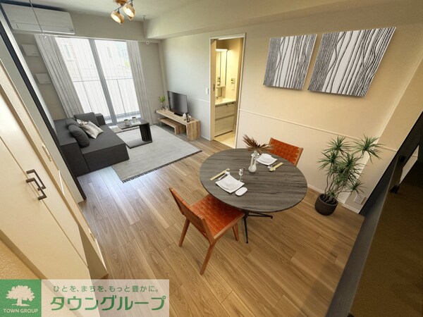 リビング・居室(※家具・家電は付帯しません※202号室参考写真※)