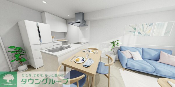 リビング・居室(CGパース)