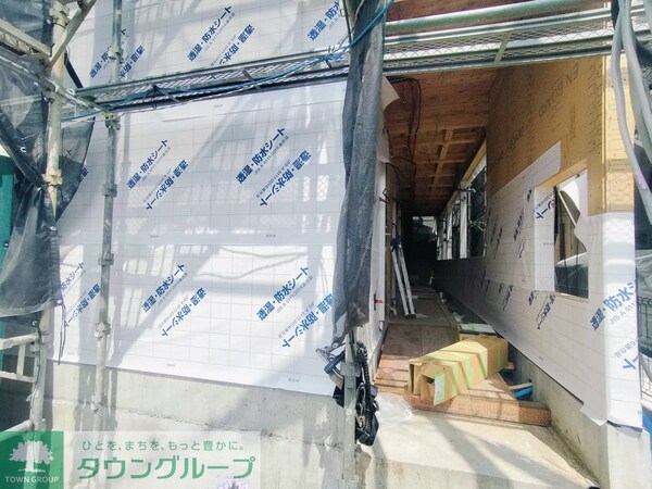 エントランス(建築中でございます。)