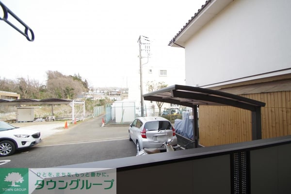 眺望(駐車場)