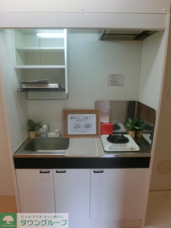 キッチン(1口コンロのシステムキッチン)