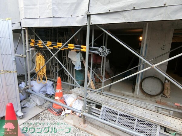 エントランス(建築中)