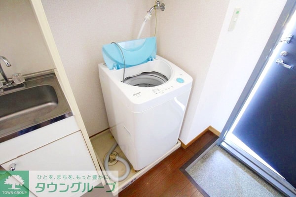 設備(室内洗濯機置き場)