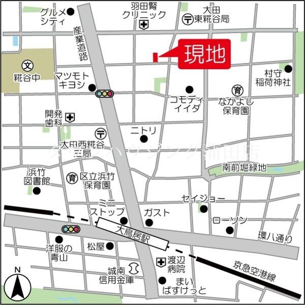 地図(★タウンハウジング蒲田店取り扱い★)