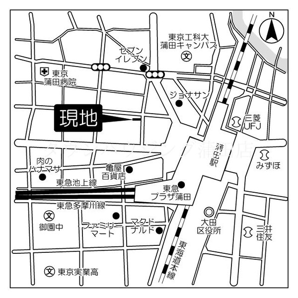 地図(★タウンハウジング蒲田店取り扱い★)