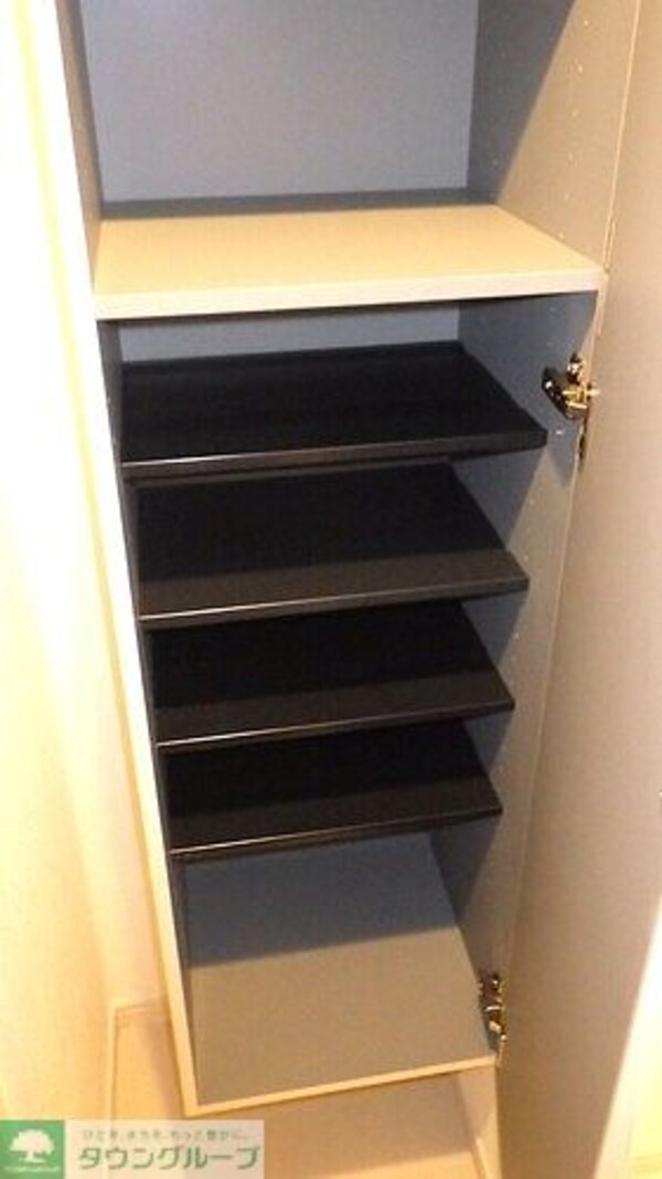 その他(玄関収納　※同タイプ（201号室）の写真)