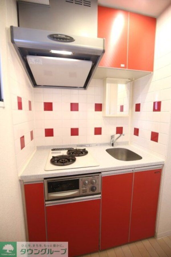 キッチン(システムキッチン(2口ガスコンロ・グリル付))