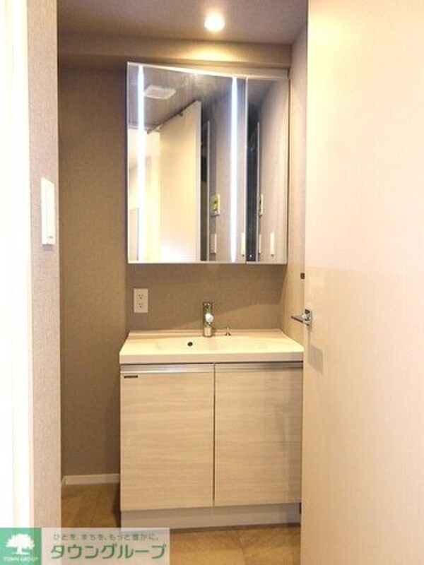 洗面(洗面所　※同タイプ別部屋2025.11新築未入居時撮影)