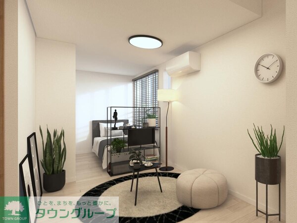 リビング・居室(※家具家電は物件に付帯しません。)