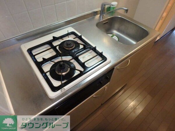 キッチン(システムキッチン（2口ガスコンロ）)