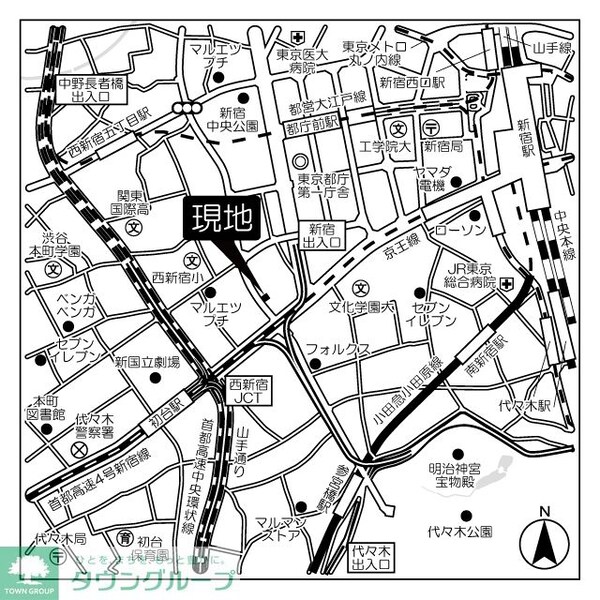 地図(周辺地図)