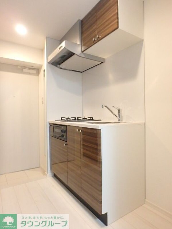 キッチン(２口ガスコンロ（グリル付き）)