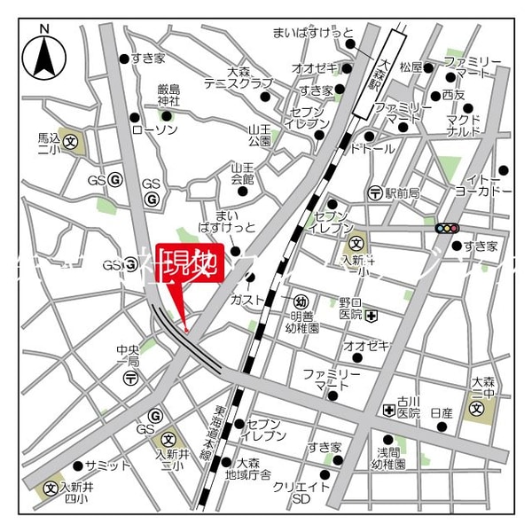 地図(★タウンハウジング蒲田店取り扱い★)
