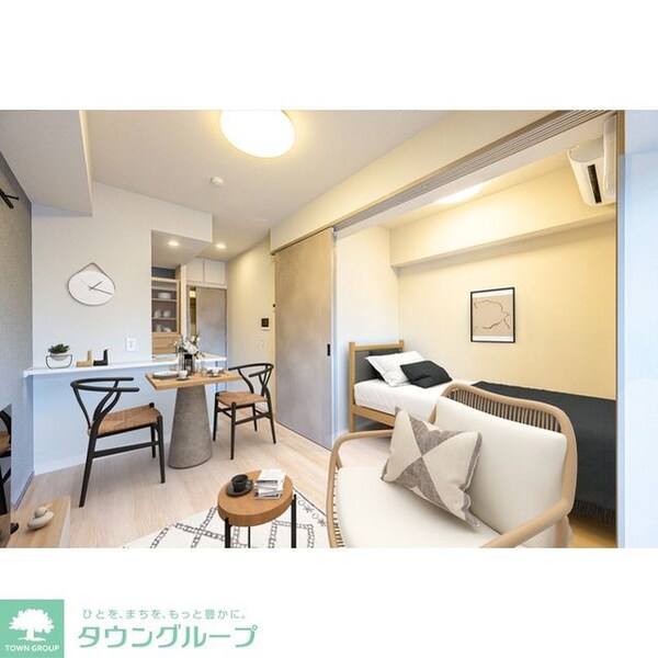 リビング・居室(家具・調度品等はCG 加工です。実際の賃貸住居 には含まれ…)