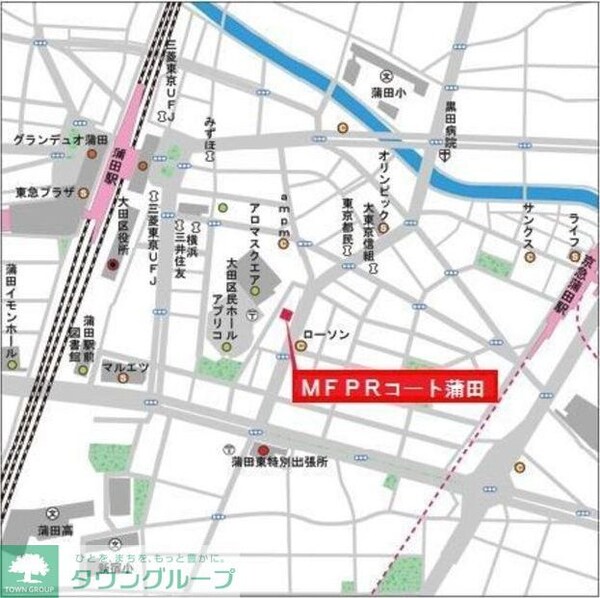 地図(★タウンハウジング蒲田店取り扱い★)