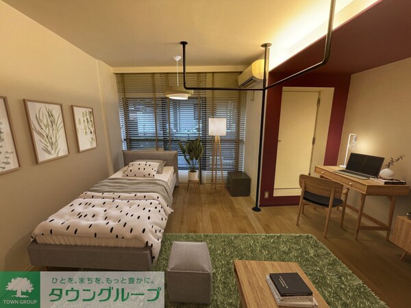 リビング・居室(家具家電配置イメージ)