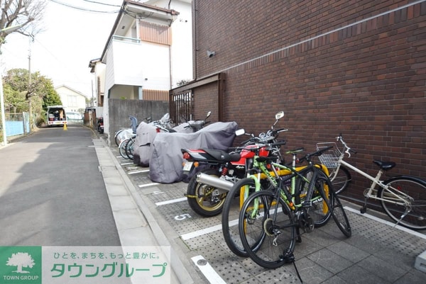 共有部分(駐輪場です)