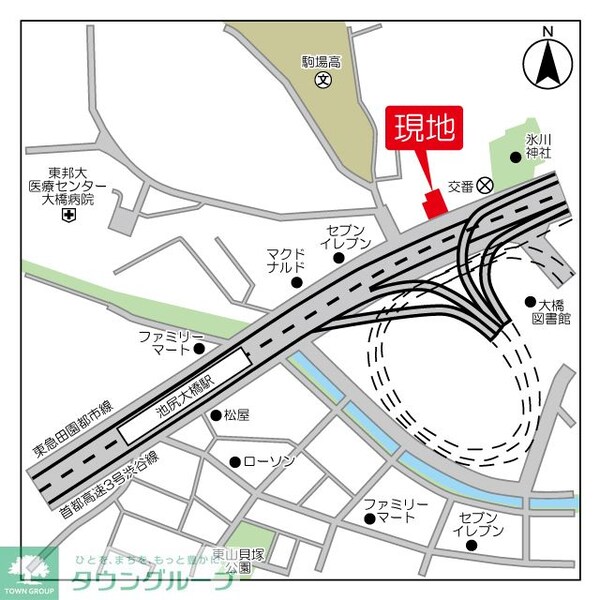 地図(お部屋探しは株式会社　タウンハウジング　までお気軽にお問合…)