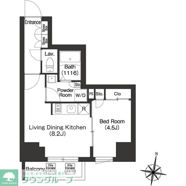 間取図(平面図)(【初期費用分割・クレカ対応】一都三県のお部屋探しは2025…)