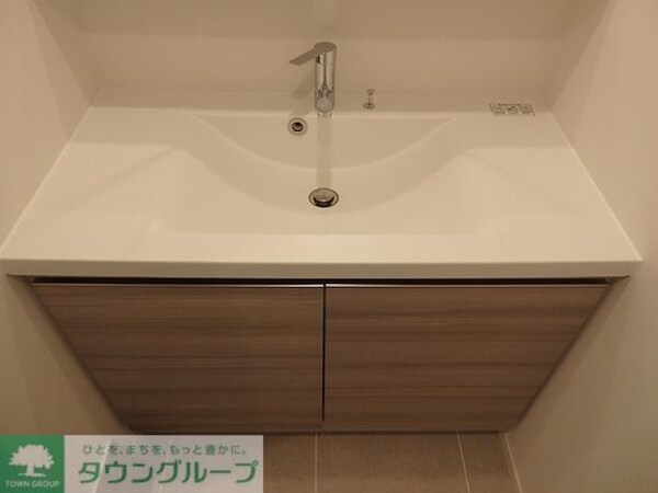 洗面(※2025年5月8日撮影（建設中・703号室参照）)