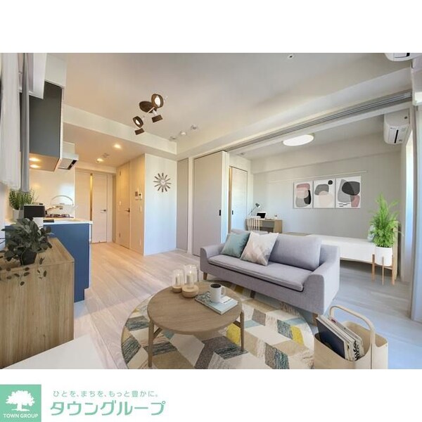 リビング・居室(家具・調度品等はCG加工です。実際の賃貸住戸には含まれませ…)