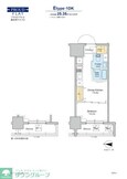 プラウドフラット錦糸町ウエストの間取図