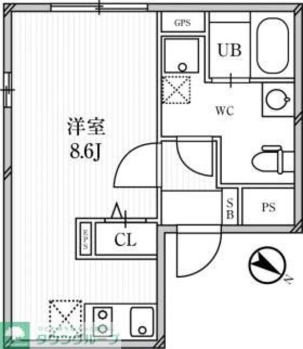 間取図(平面図)(【初期費用分割・クレカ対応】一都三県のお部屋探しは2025…)