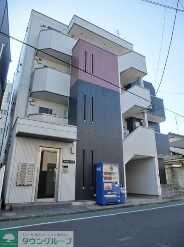 外観(オートロック付きのマンションタイプ。)