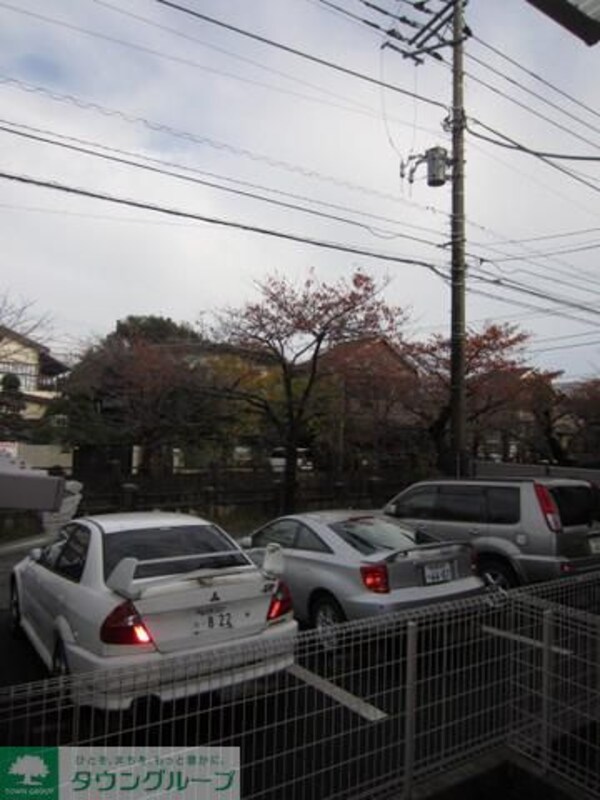 眺望(真間川の桜並木がお部屋からも見えますよ。)