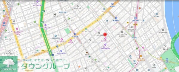 地図(赤点が該当物件です)