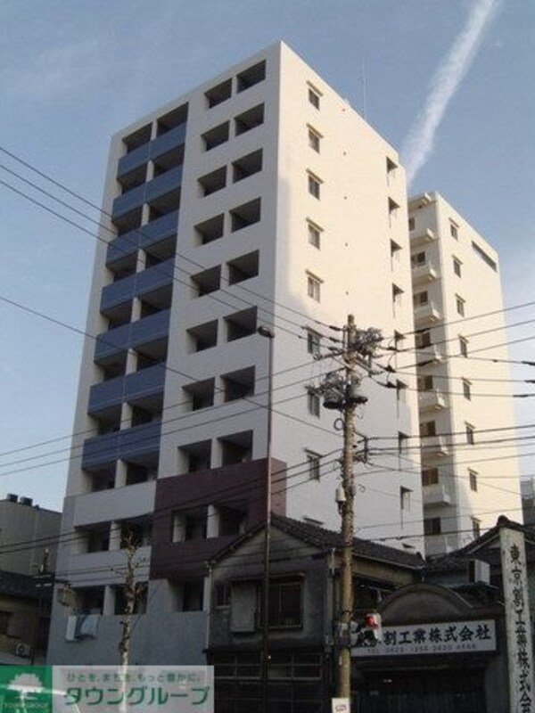 外観(しっかりとした造りの分譲賃貸マンション)