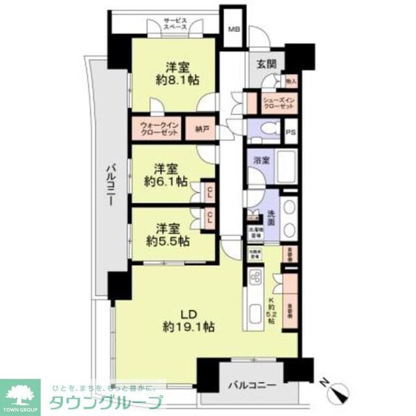 間取図(平面図)