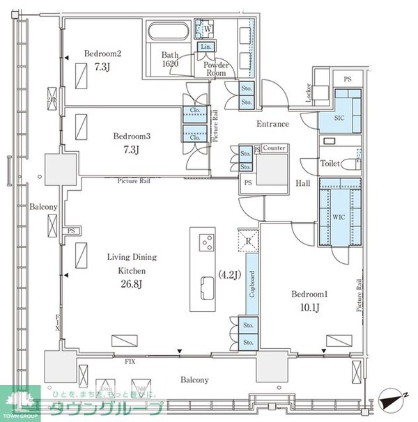 間取図(平面図)