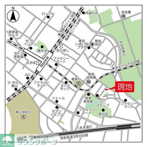 地図(現地地図)
