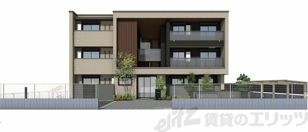 物件外観写真1　(外観パース図)