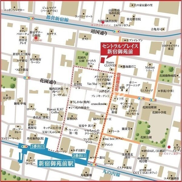 地図(バルコニー)