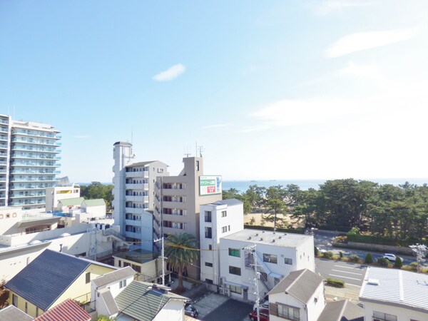 眺望(須磨の海まで見渡せます)